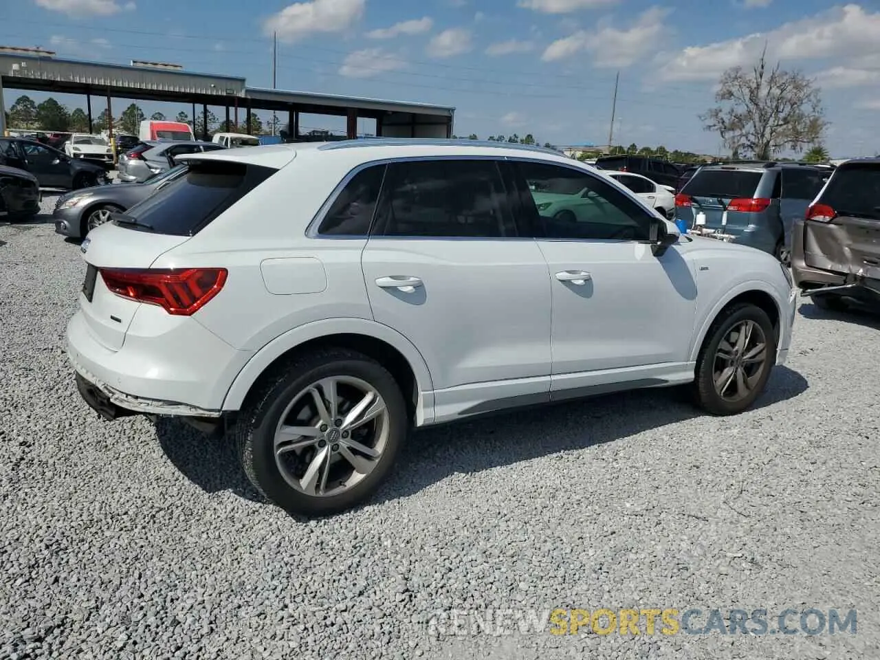 3 fotografías del automóvil dañado WA1EECF33K1071226 AUDI Q3 2019
