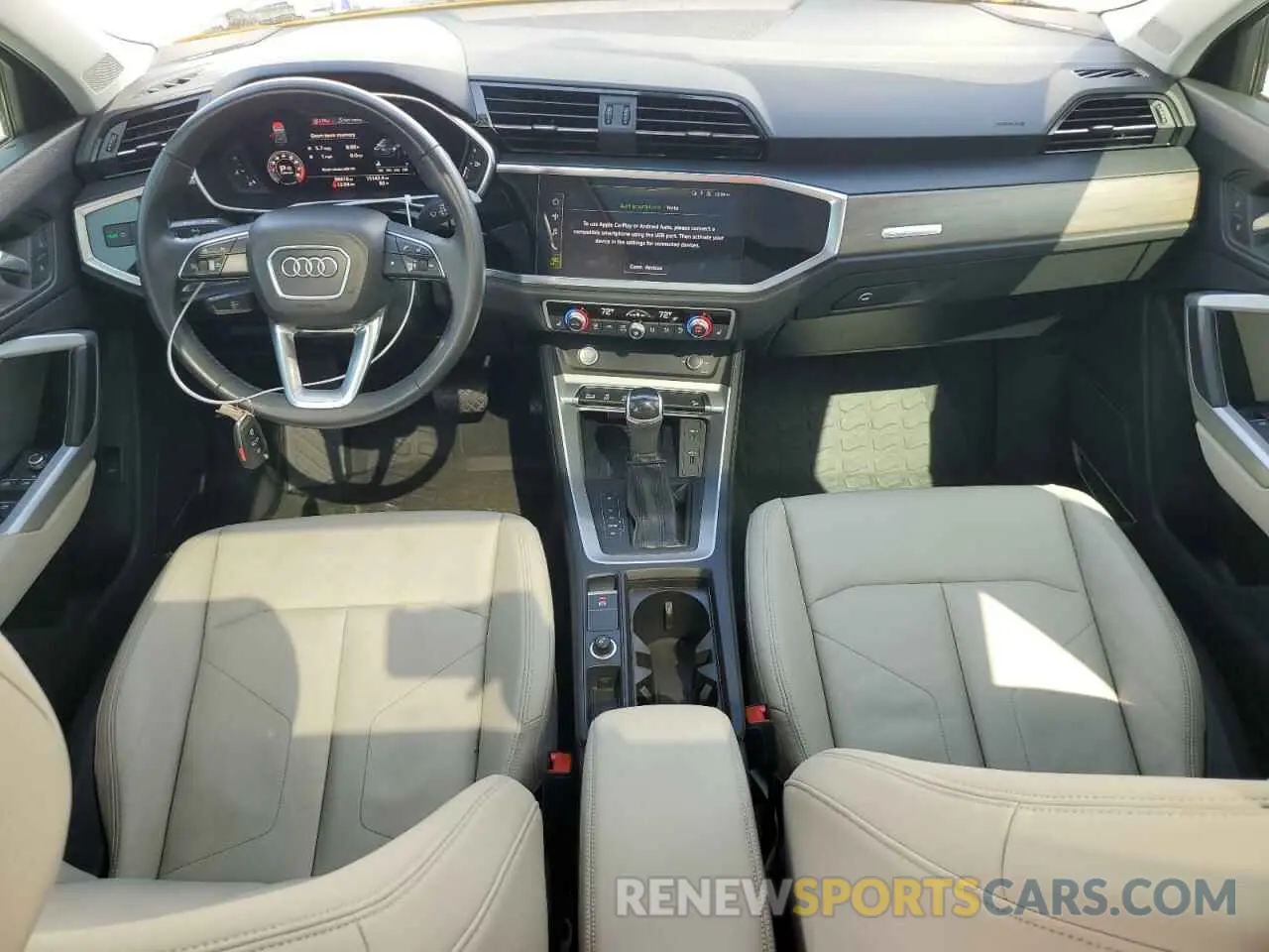8 fotografías del automóvil dañado WA1EECF33K1071226 AUDI Q3 2019
