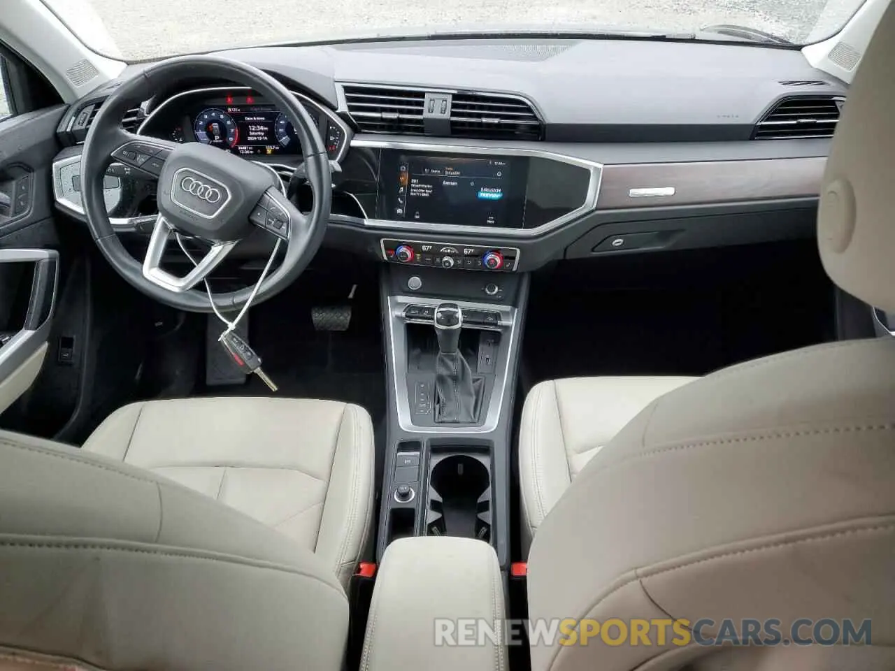 8 fotografías del automóvil dañado WA1EECF37K1065445 AUDI Q3 2019
