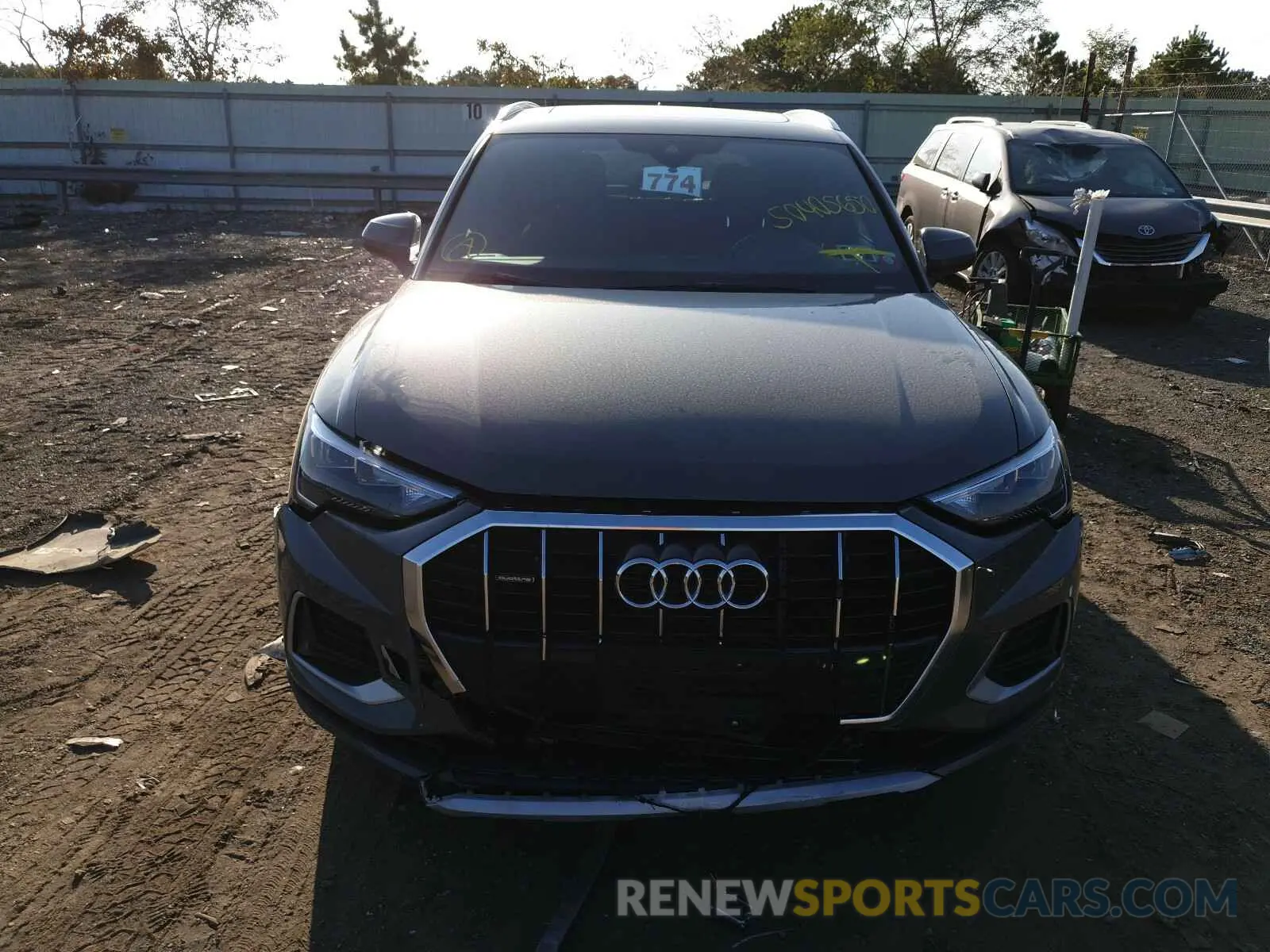 9 fotografías del automóvil dañado WA1AECF30L1007452 AUDI Q3 2020