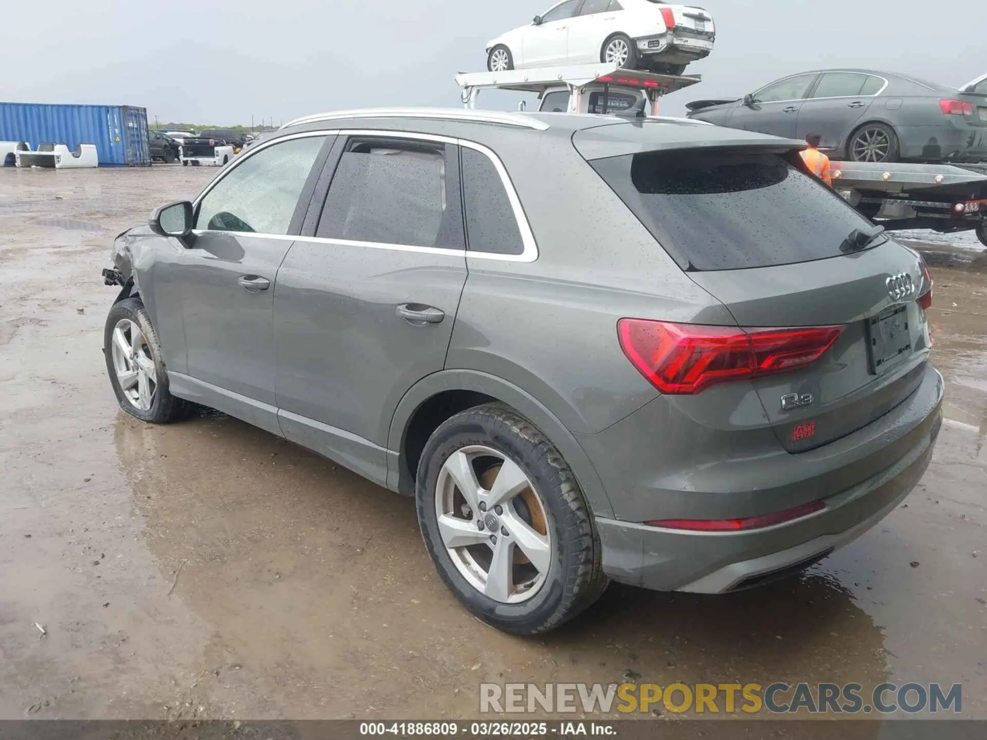3 fotografías del automóvil dañado WA1AECF30L1052472 AUDI Q3 2020