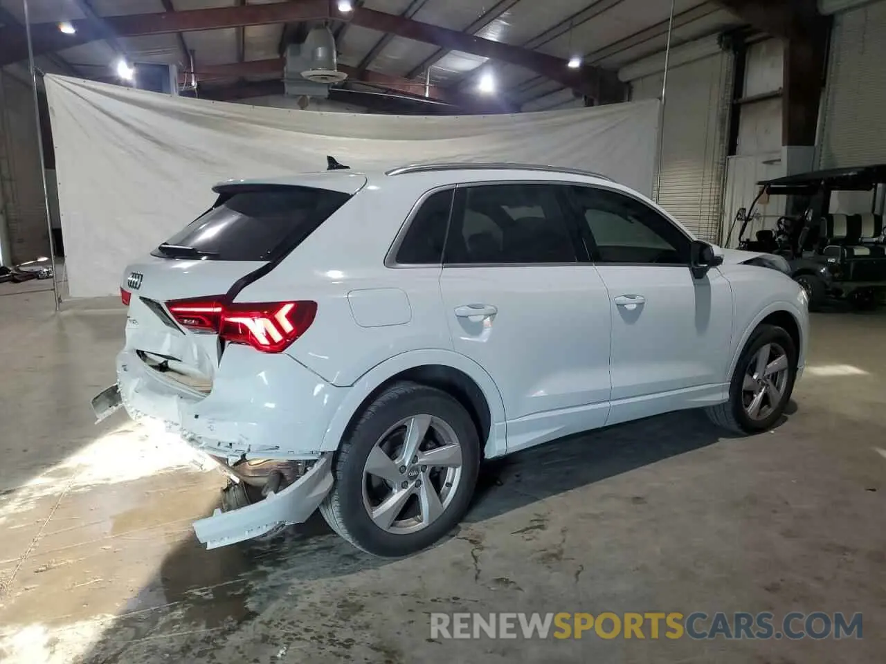 3 fotografías del automóvil dañado WA1AECF30L1071331 AUDI Q3 2020