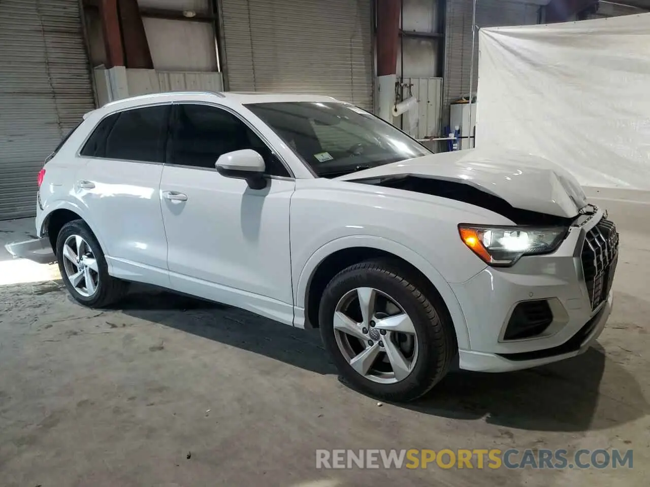 4 fotografías del automóvil dañado WA1AECF30L1071331 AUDI Q3 2020