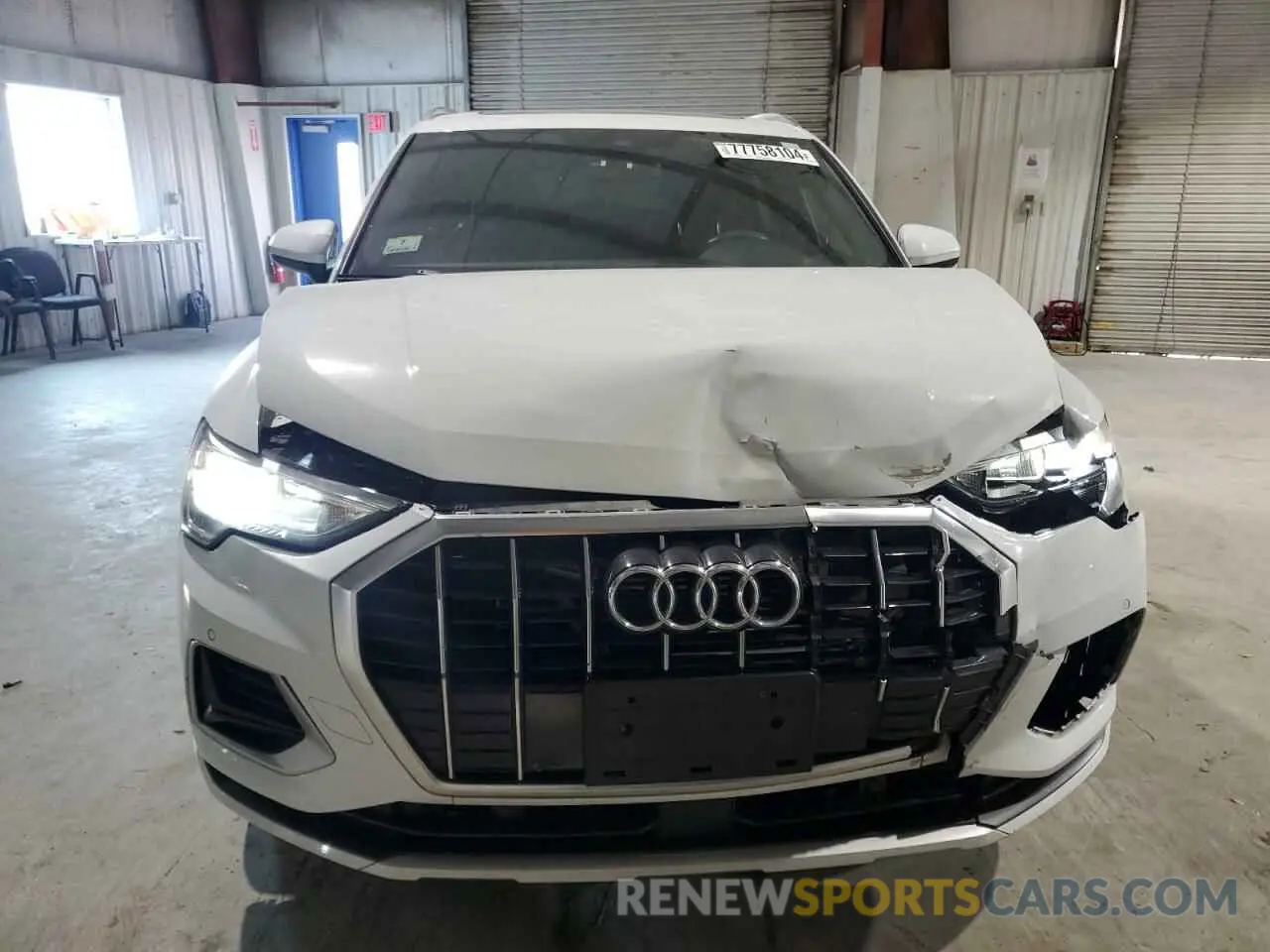 5 fotografías del automóvil dañado WA1AECF30L1071331 AUDI Q3 2020