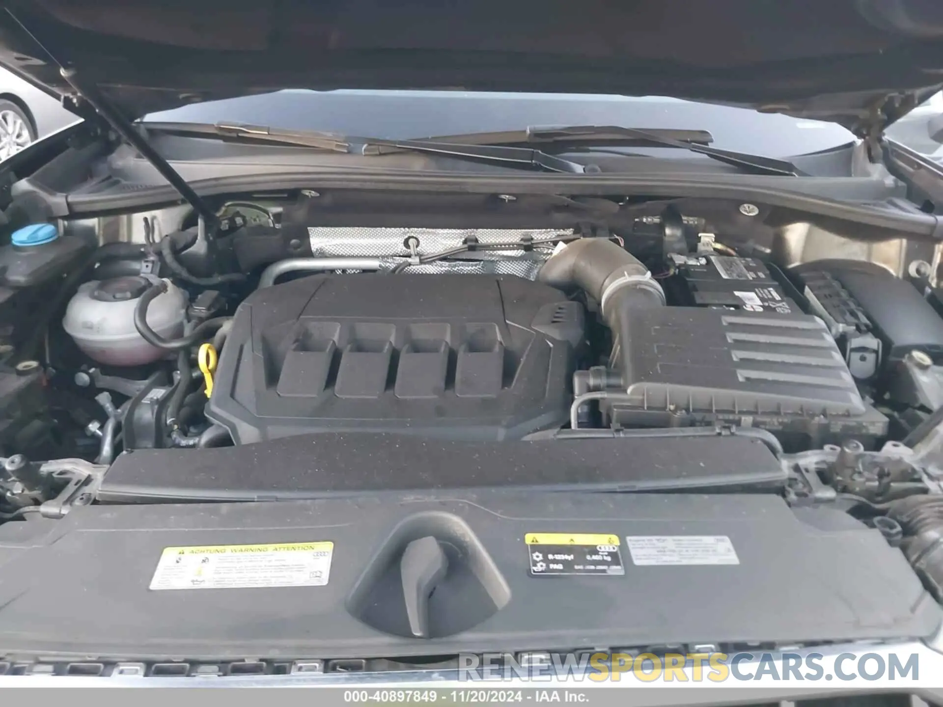 10 fotografías del automóvil dañado WA1AECF30L1105851 AUDI Q3 2020