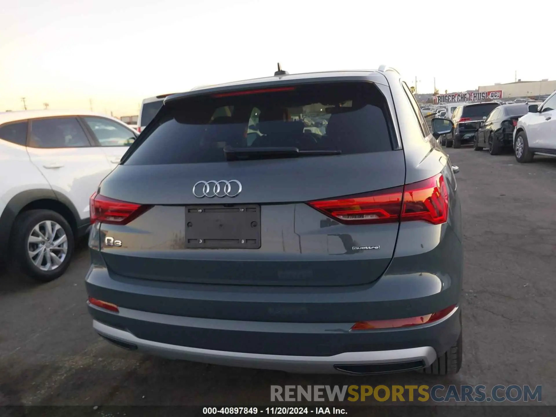 16 fotografías del automóvil dañado WA1AECF30L1105851 AUDI Q3 2020