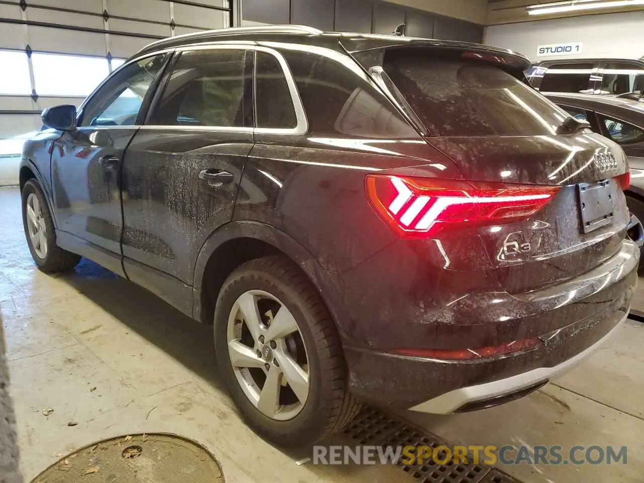 2 fotografías del automóvil dañado WA1AECF30L1121158 AUDI Q3 2020