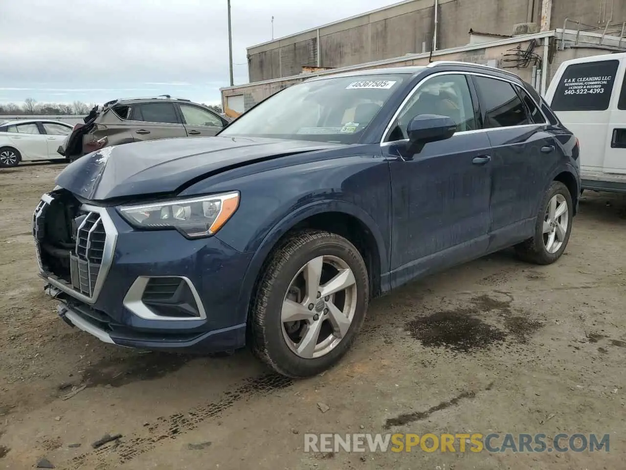 1 fotografías del automóvil dañado WA1AECF31L1010392 AUDI Q3 2020