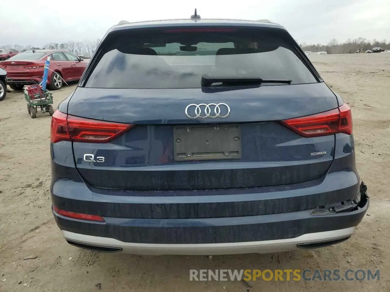 6 fotografías del automóvil dañado WA1AECF31L1010392 AUDI Q3 2020
