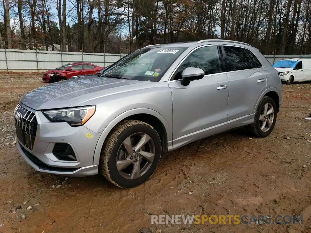 1 fotografías del automóvil dañado WA1AECF31L1040461 AUDI Q3 2020