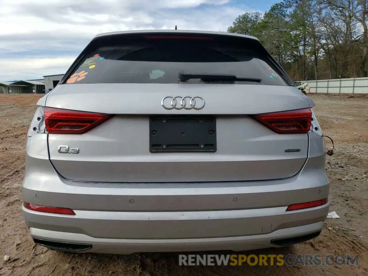 6 fotografías del automóvil dañado WA1AECF31L1040461 AUDI Q3 2020