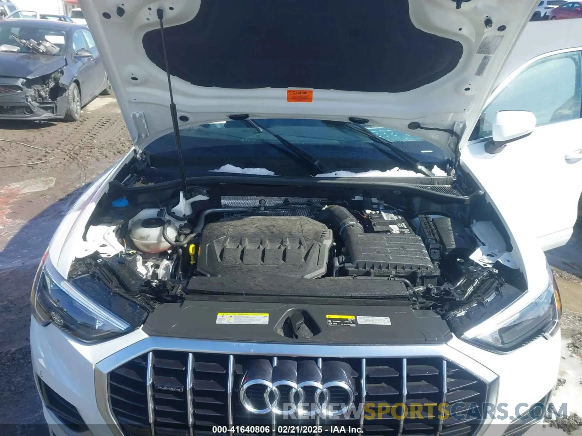 10 fotografías del automóvil dañado WA1AECF31L1098425 AUDI Q3 2020
