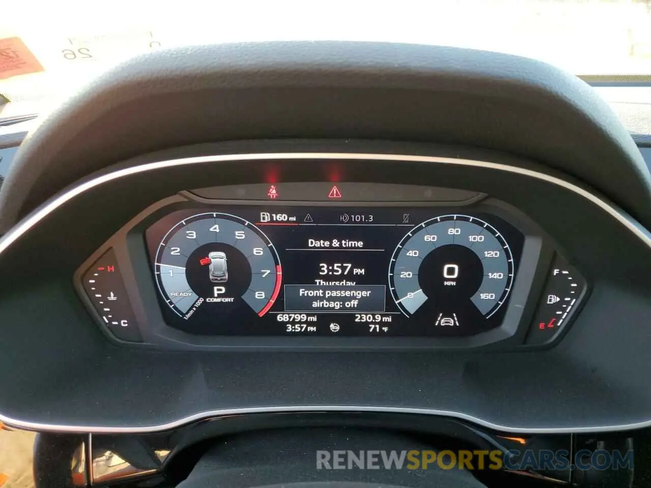 9 fotografías del automóvil dañado WA1AECF32L1014287 AUDI Q3 2020