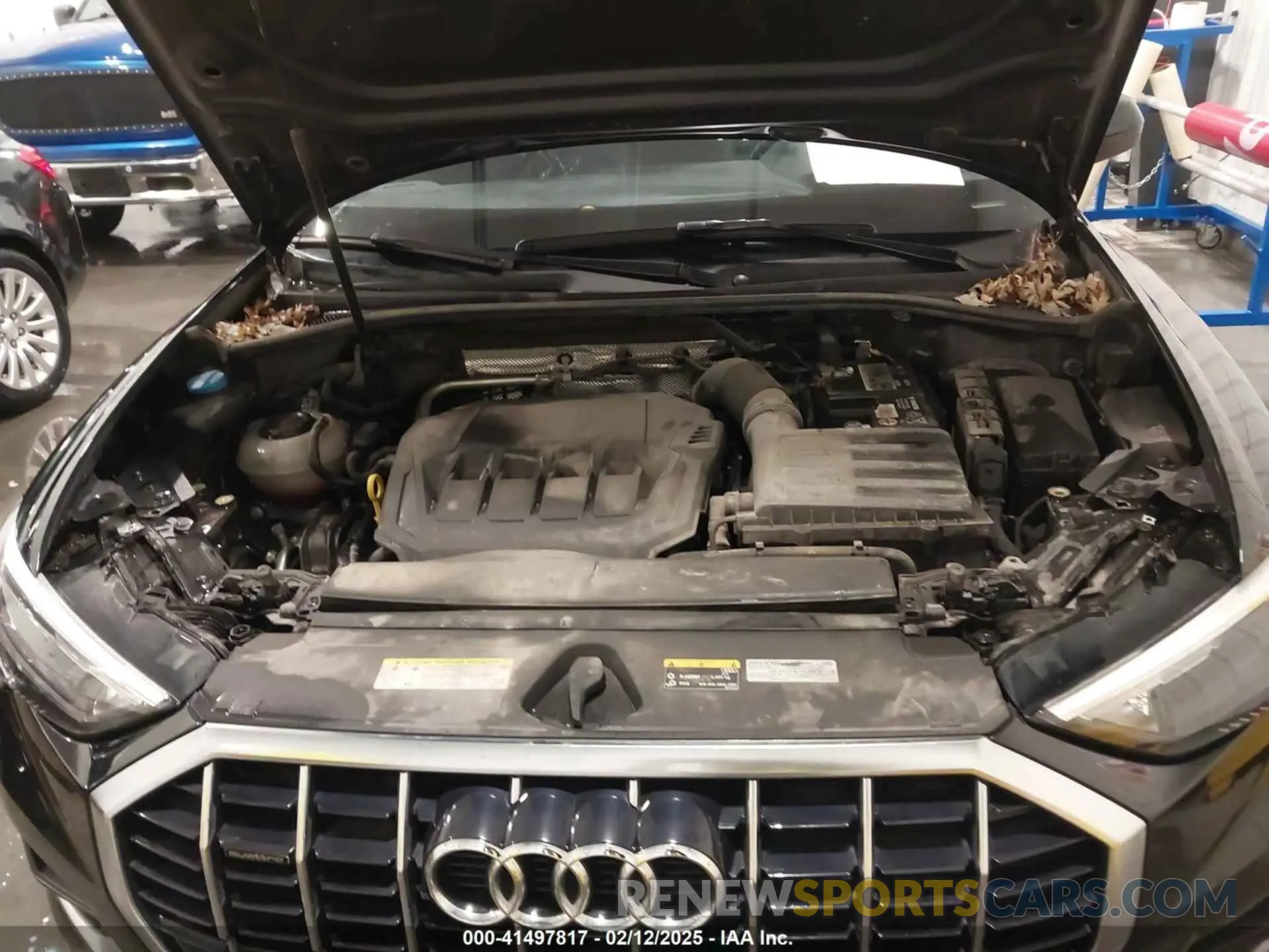 10 fotografías del automóvil dañado WA1AECF33L1035892 AUDI Q3 2020