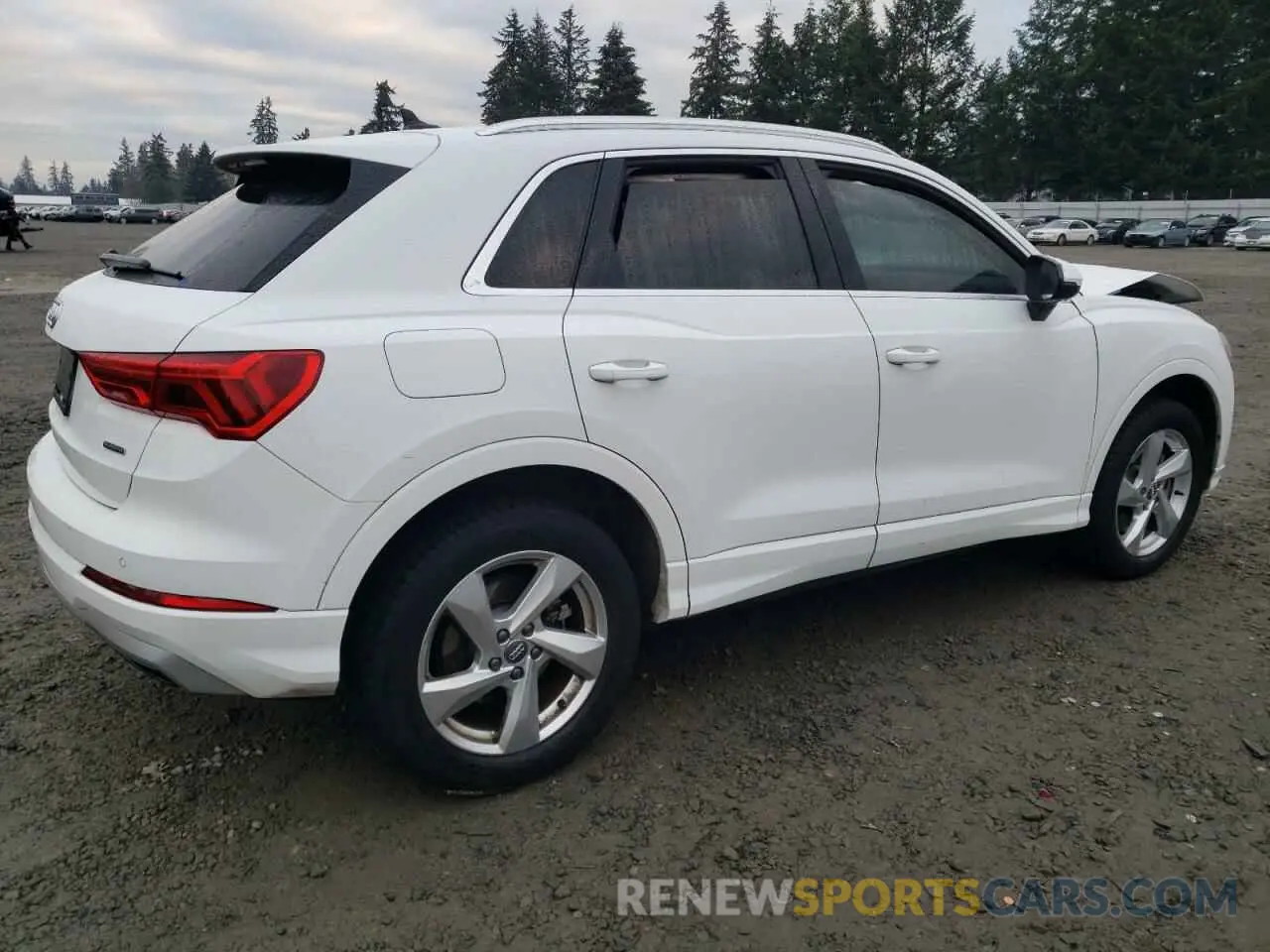 3 fotografías del automóvil dañado WA1AECF34L1105805 AUDI Q3 2020