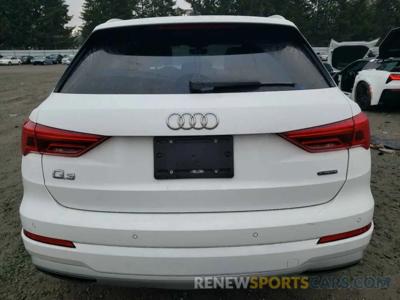 6 fotografías del automóvil dañado WA1AECF34L1105805 AUDI Q3 2020