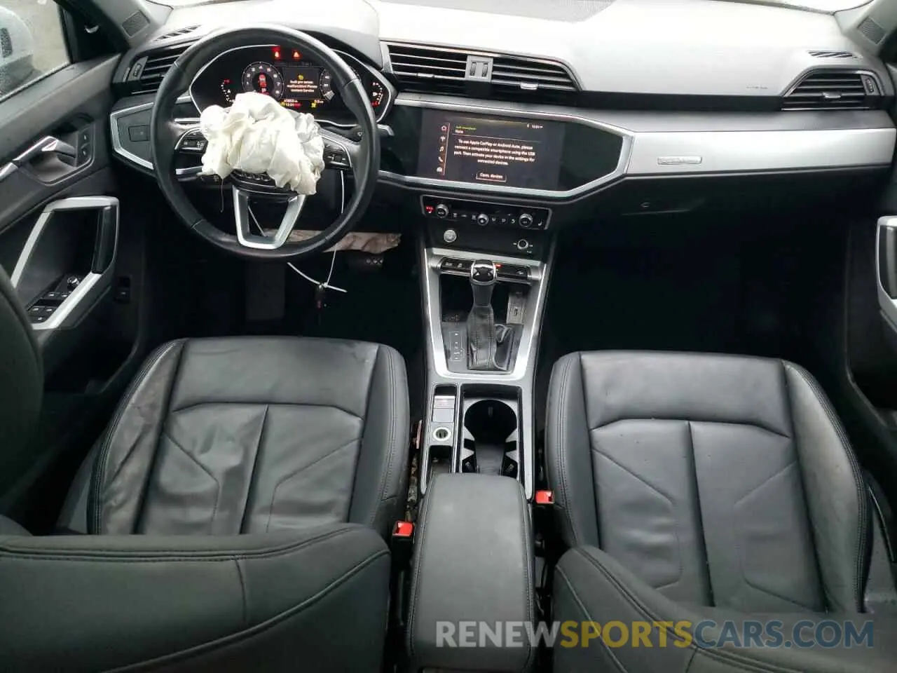 8 fotografías del automóvil dañado WA1AECF34L1105805 AUDI Q3 2020