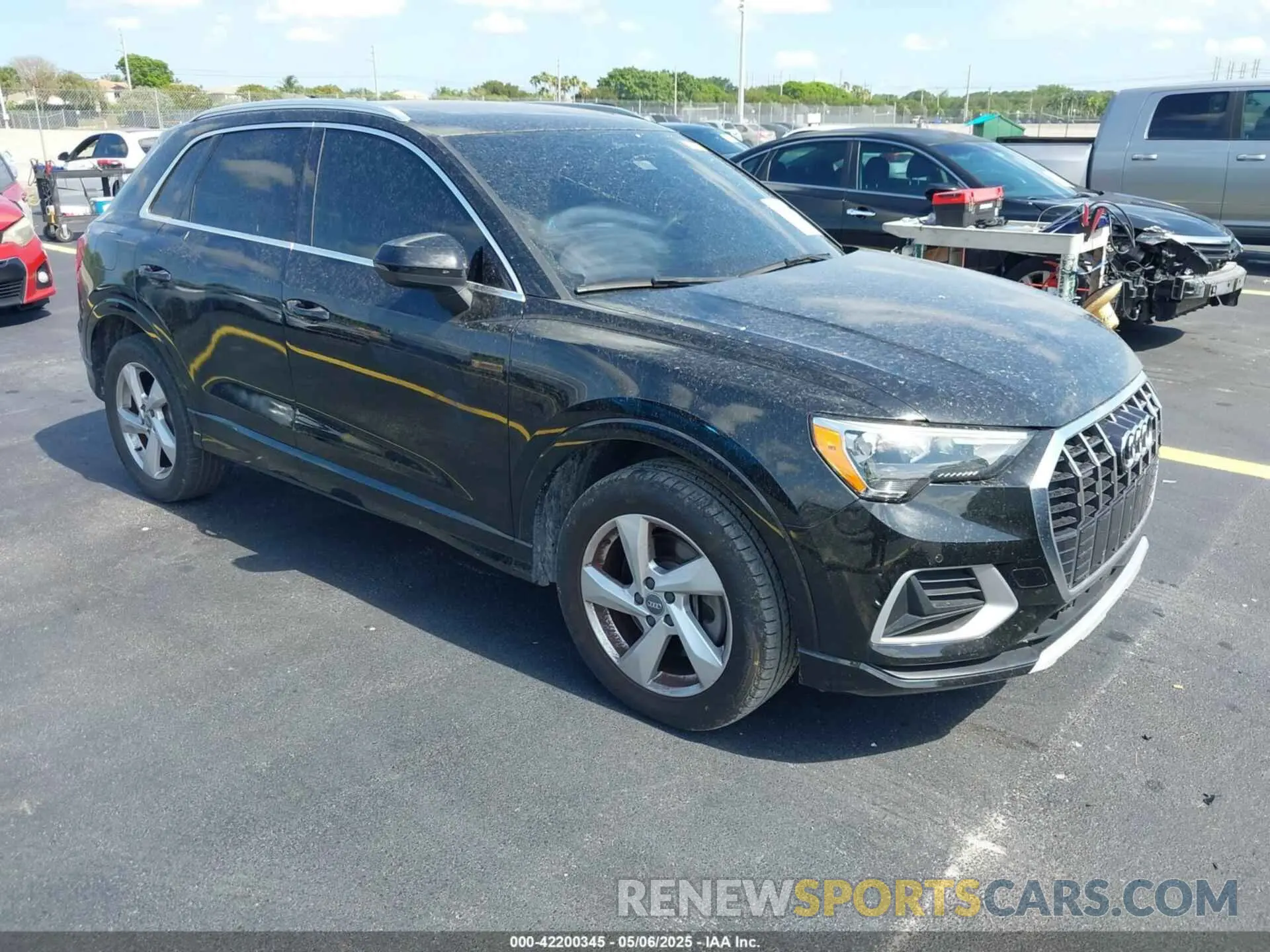 1 fotografías del automóvil dañado WA1AECF35L1021332 AUDI Q3 2020