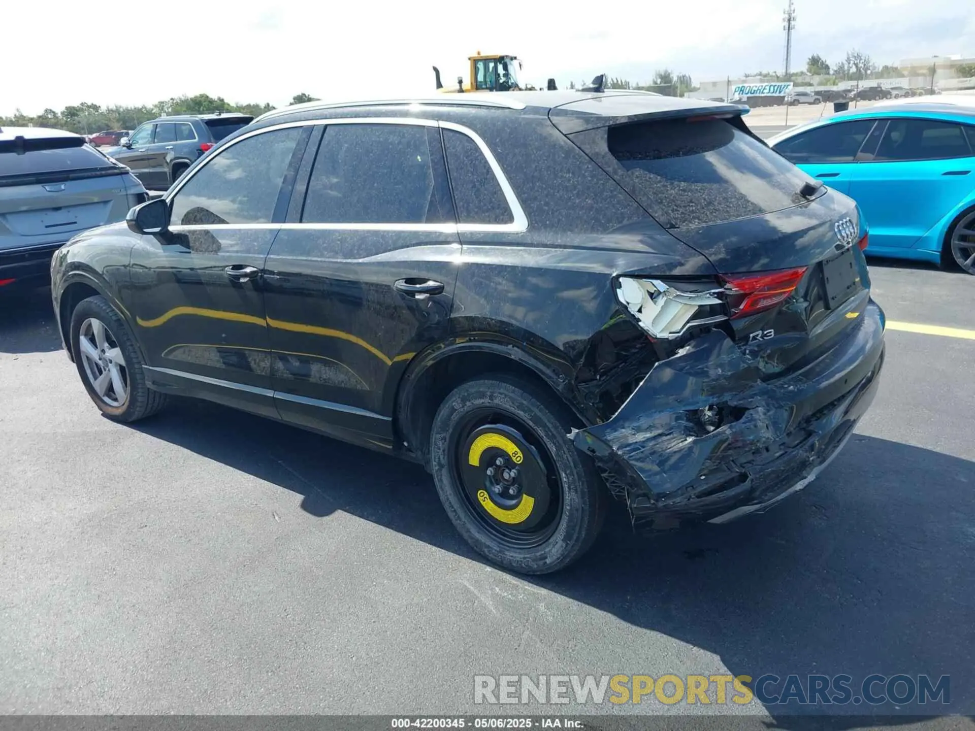 3 fotografías del automóvil dañado WA1AECF35L1021332 AUDI Q3 2020