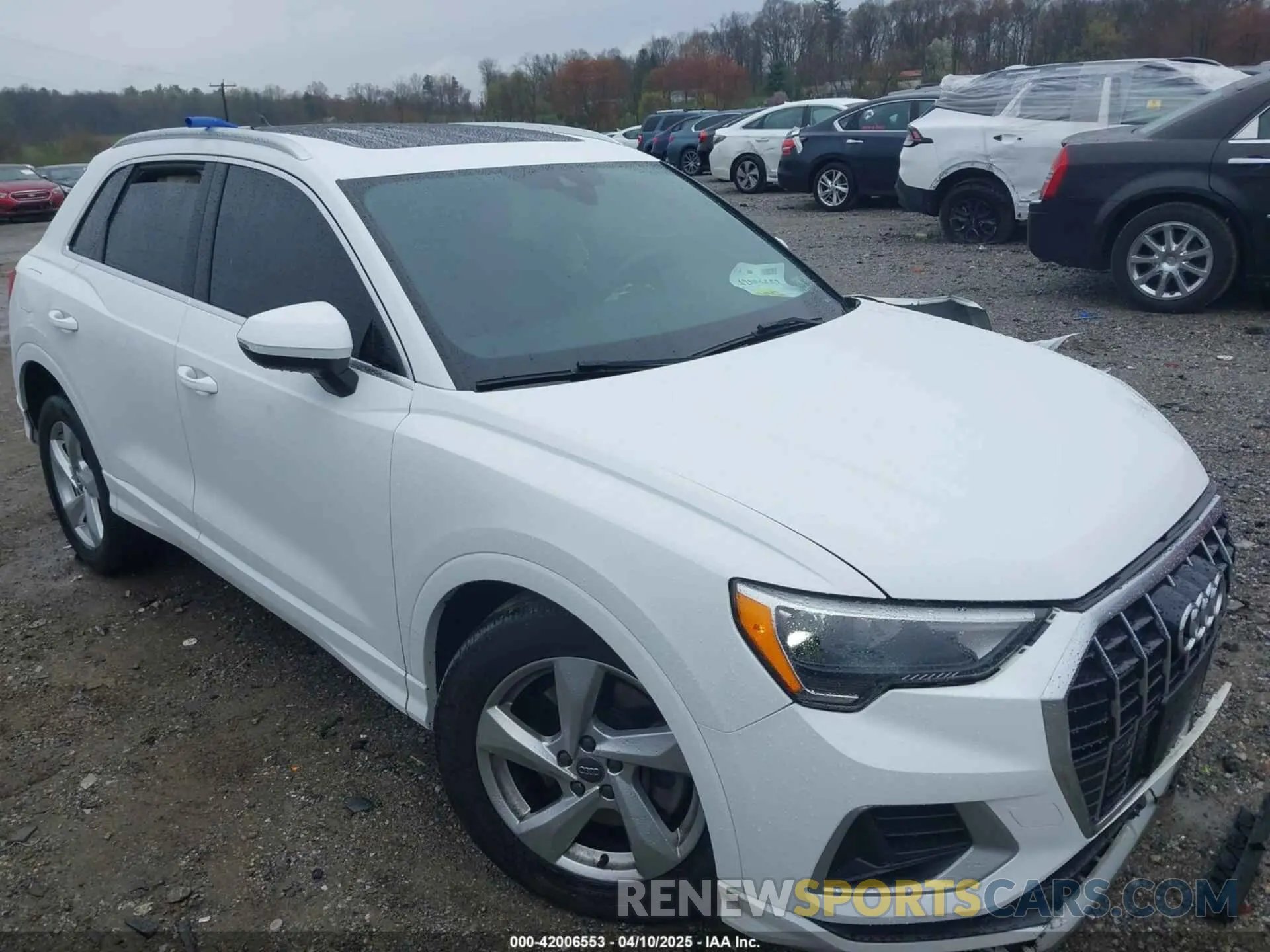 1 fotografías del automóvil dañado WA1AECF35L1030273 AUDI Q3 2020