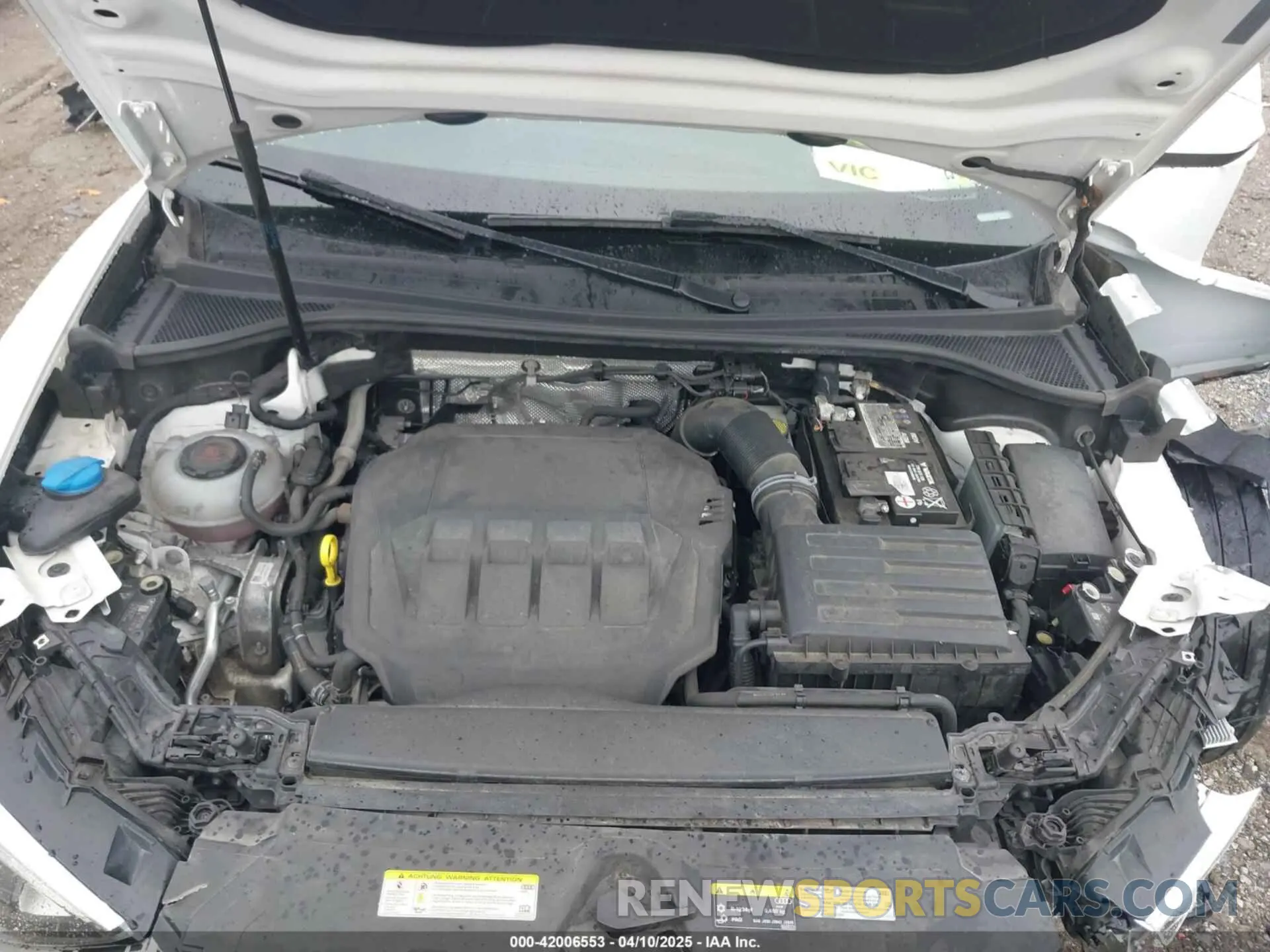 10 fotografías del automóvil dañado WA1AECF35L1030273 AUDI Q3 2020