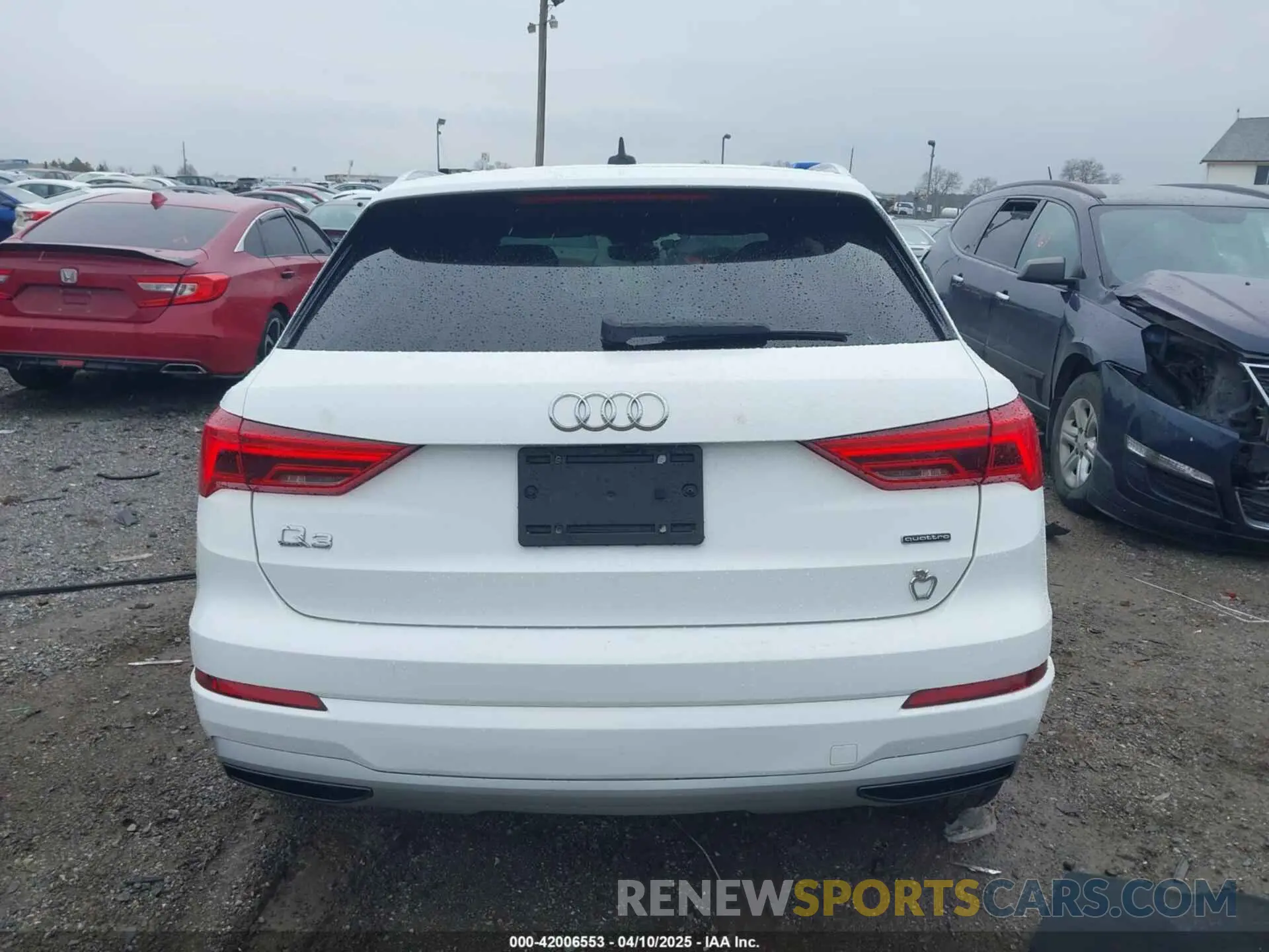16 fotografías del automóvil dañado WA1AECF35L1030273 AUDI Q3 2020