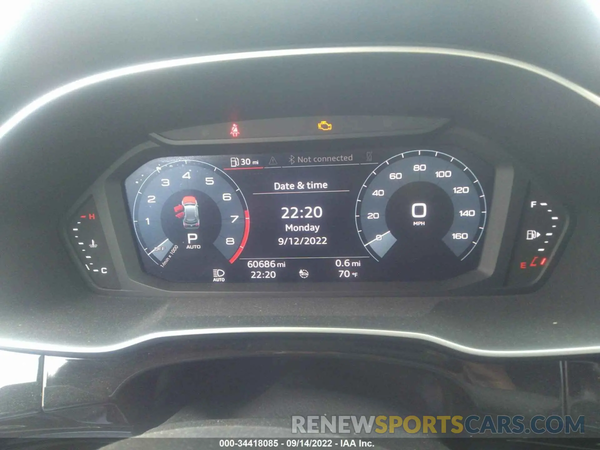 7 fotografías del automóvil dañado WA1AECF36L1032047 AUDI Q3 2020