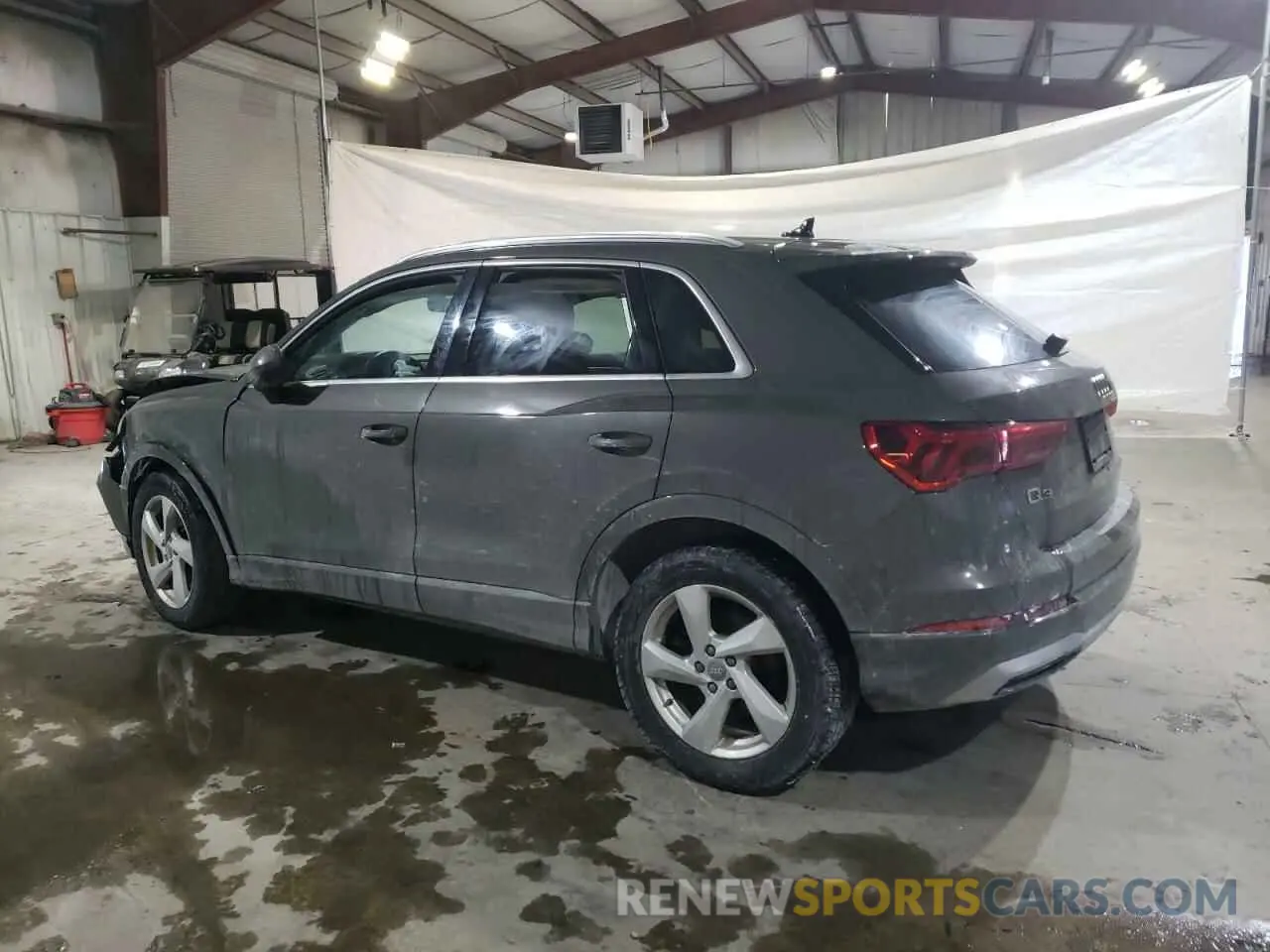 2 fotografías del automóvil dañado WA1AECF38L1053398 AUDI Q3 2020
