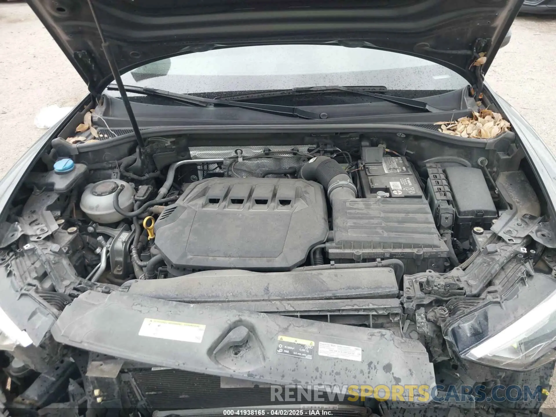 10 fotografías del automóvil dañado WA1AECF38L1090483 AUDI Q3 2020