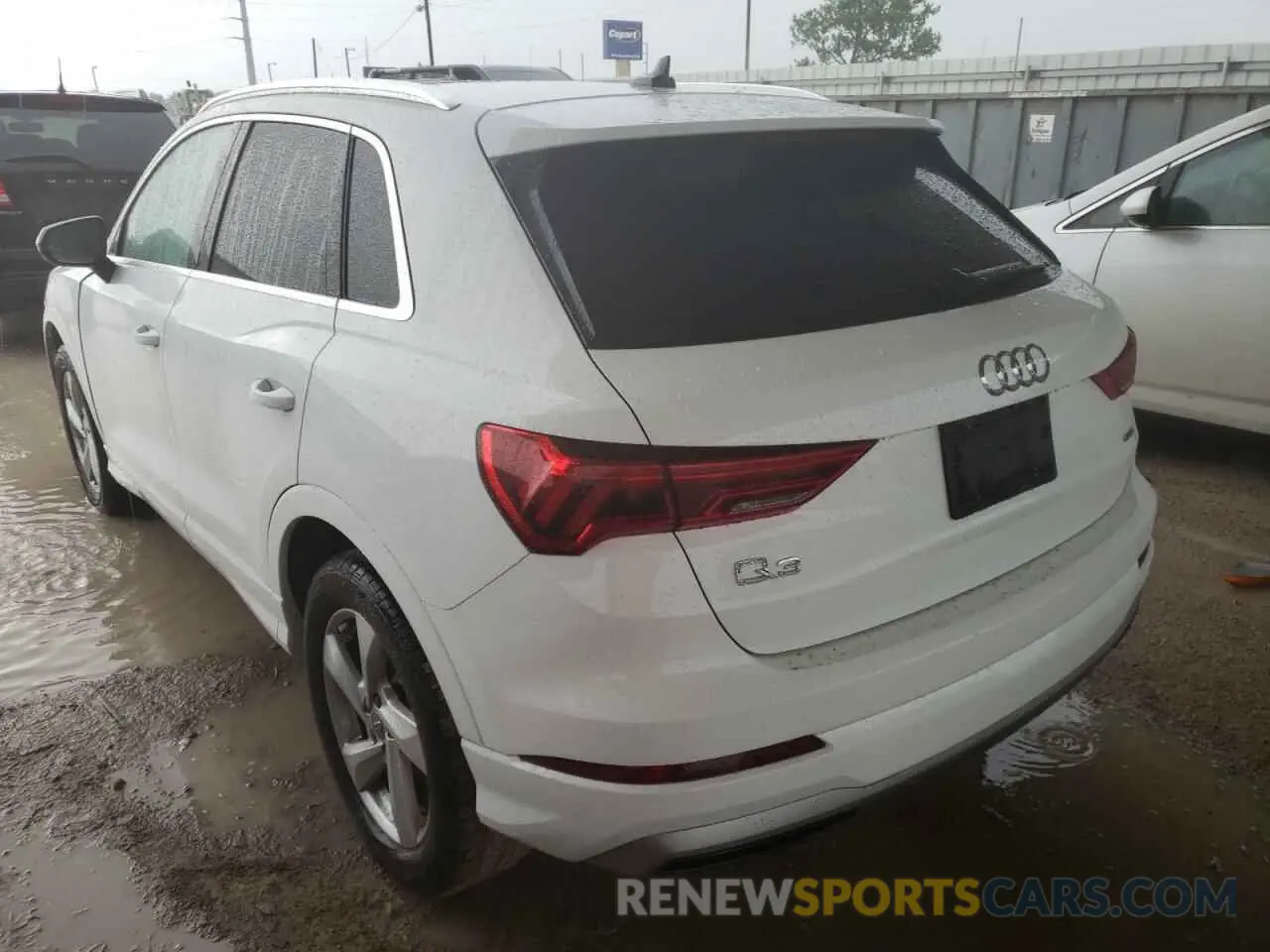 3 fotografías del automóvil dañado WA1AECF3XL1054777 AUDI Q3 2020