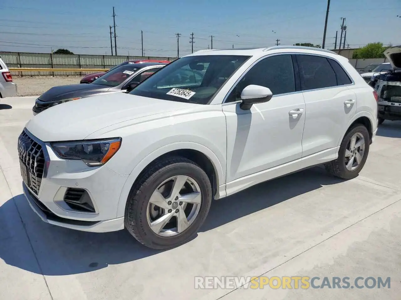 1 fotografías del automóvil dañado WA1AECF3XL1110331 AUDI Q3 2020