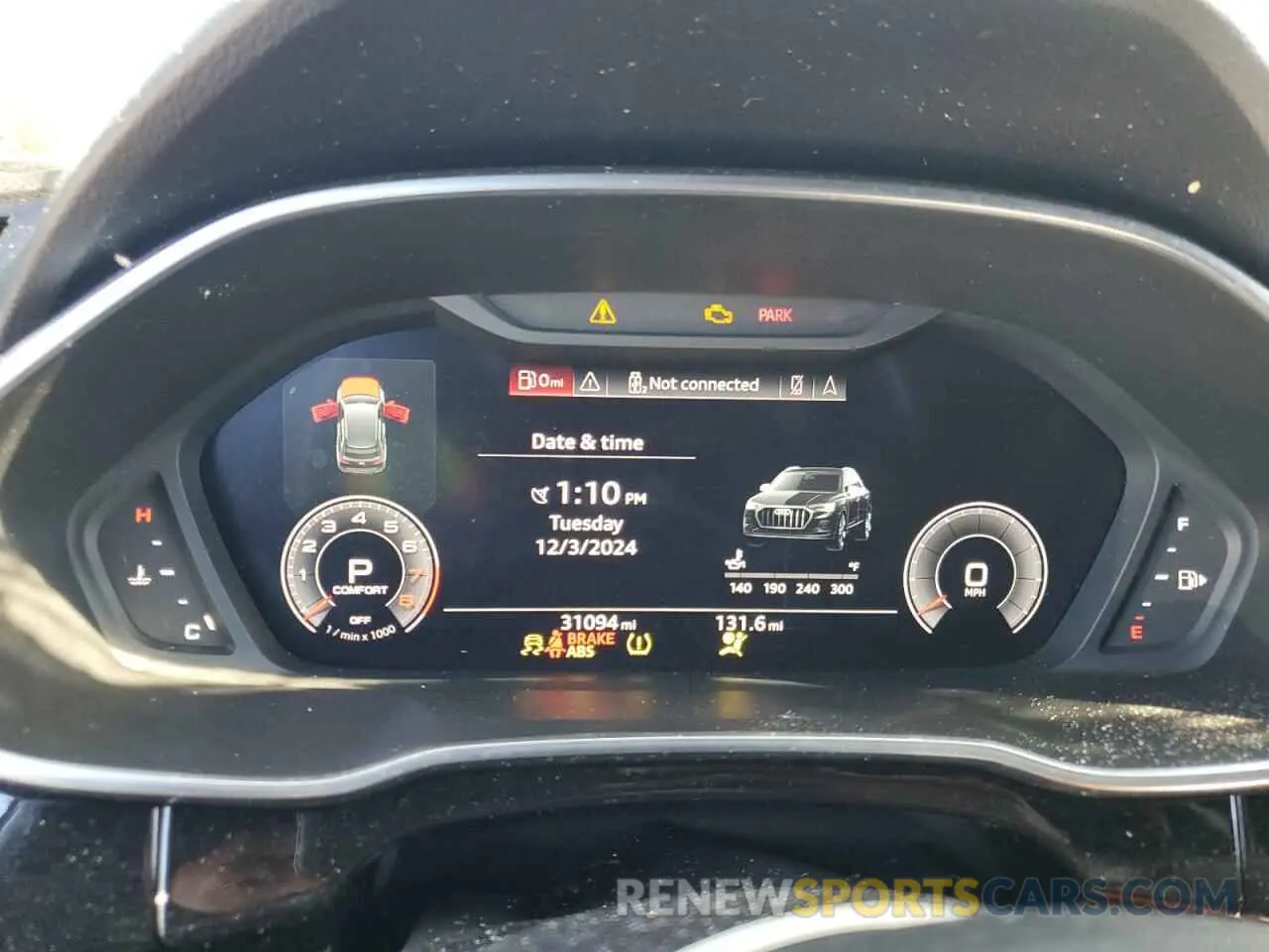 9 fotografías del automóvil dañado WA1BECF30L1103506 AUDI Q3 2020