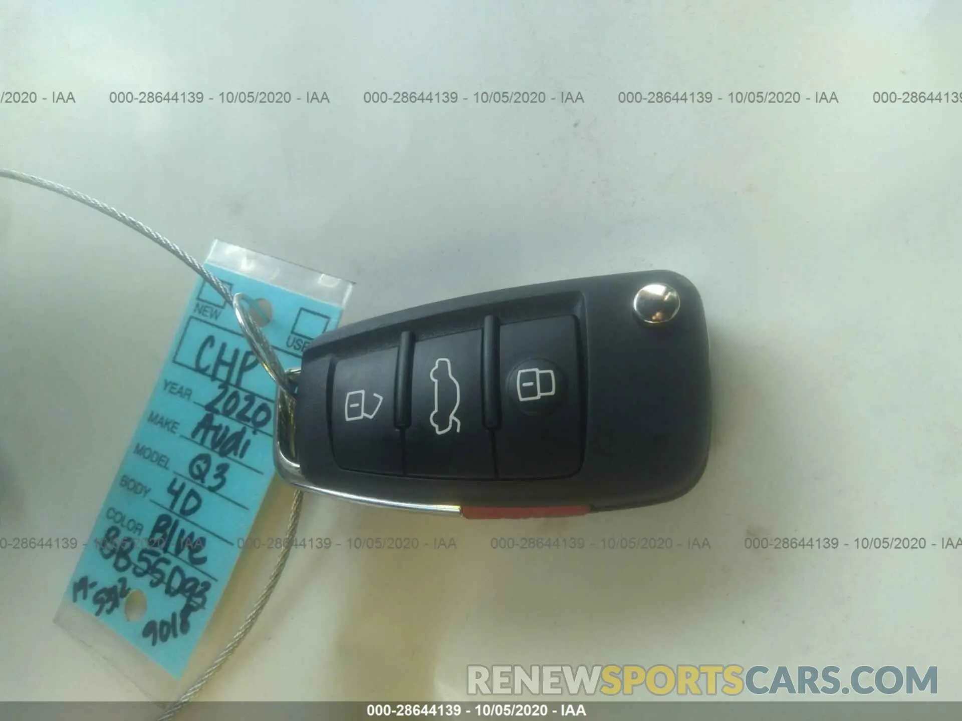 11 fotografías del automóvil dañado WA1BECF31L1119018 AUDI Q3 2020