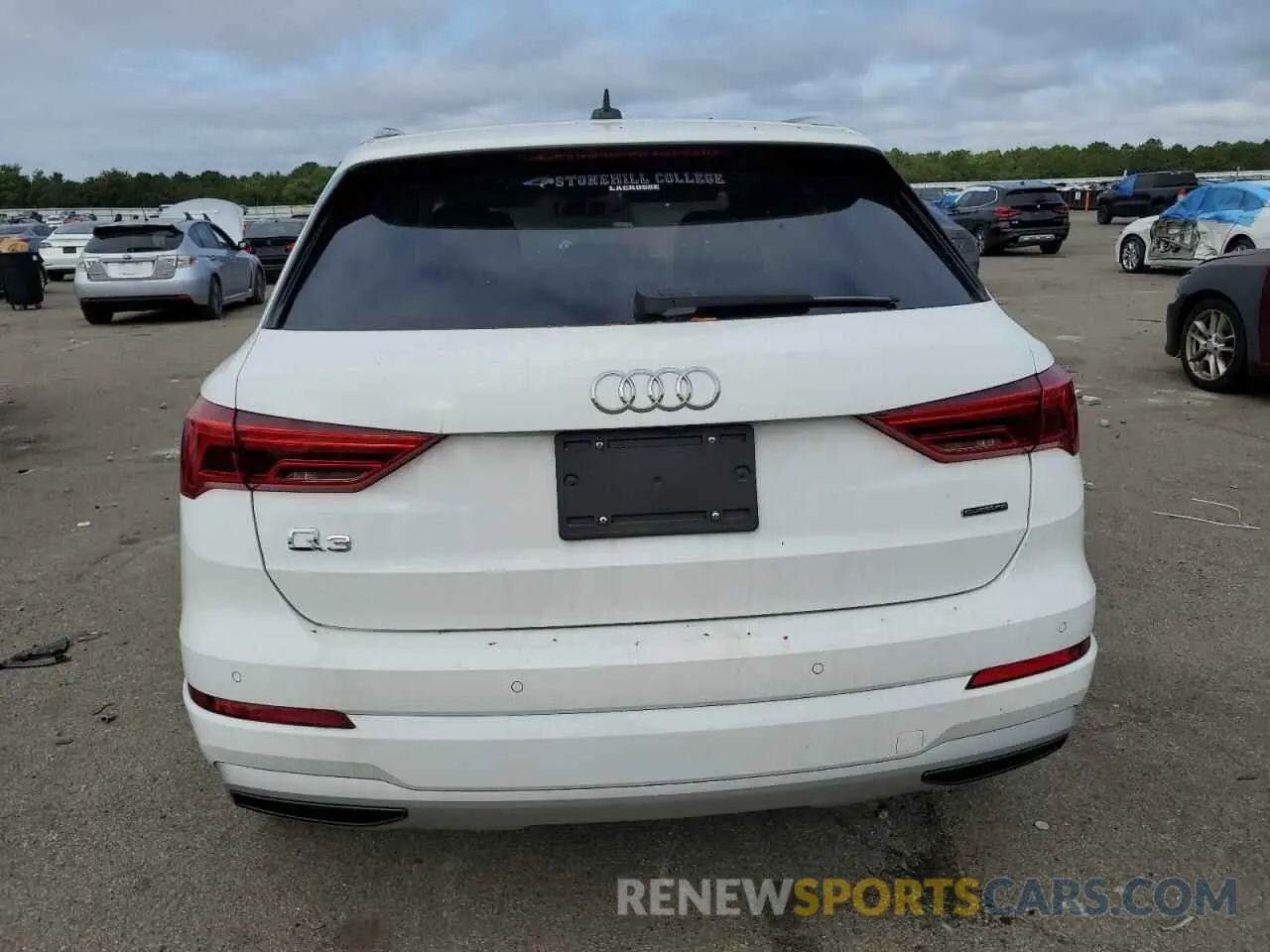 6 fotografías del automóvil dañado WA1BECF32L1104270 AUDI Q3 2020