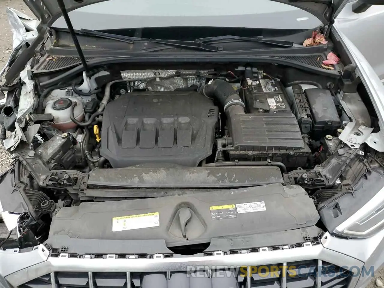 12 fotografías del automóvil dañado WA1BECF37L1081164 AUDI Q3 2020