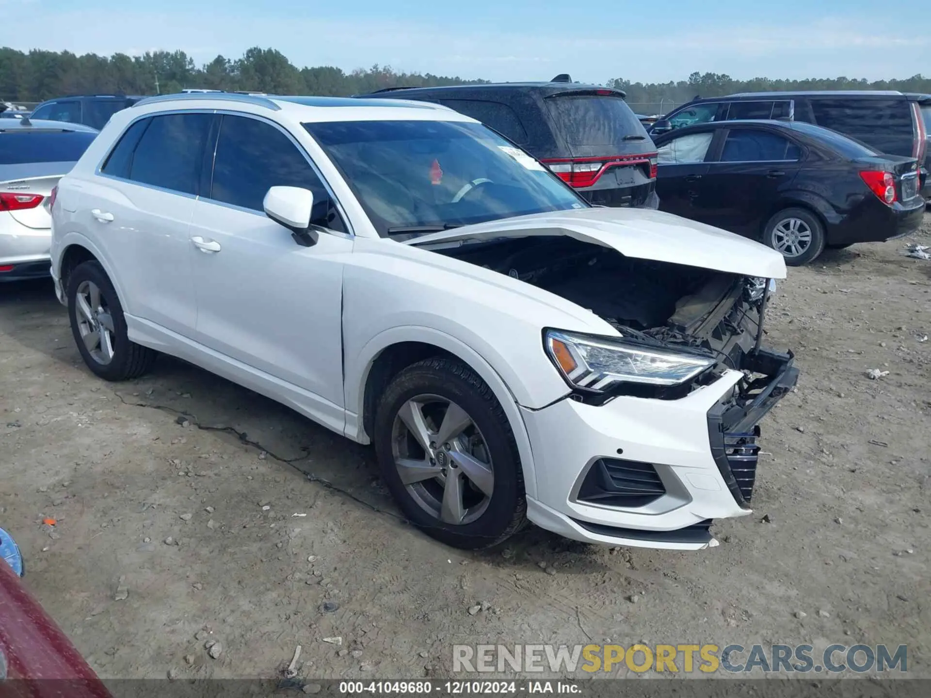 1 fotografías del automóvil dañado WA1BECF3XL1112844 AUDI Q3 2020