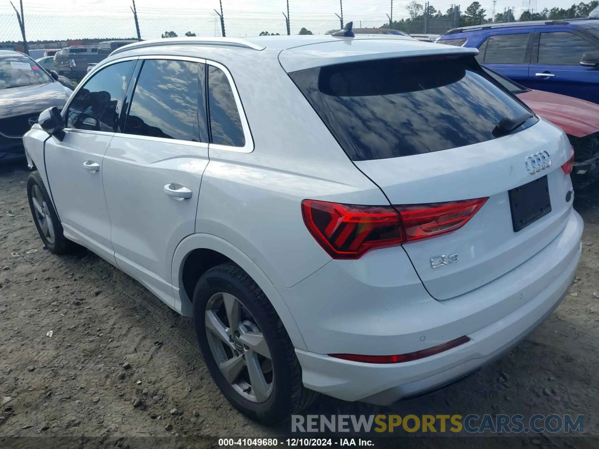 3 fotografías del automóvil dañado WA1BECF3XL1112844 AUDI Q3 2020