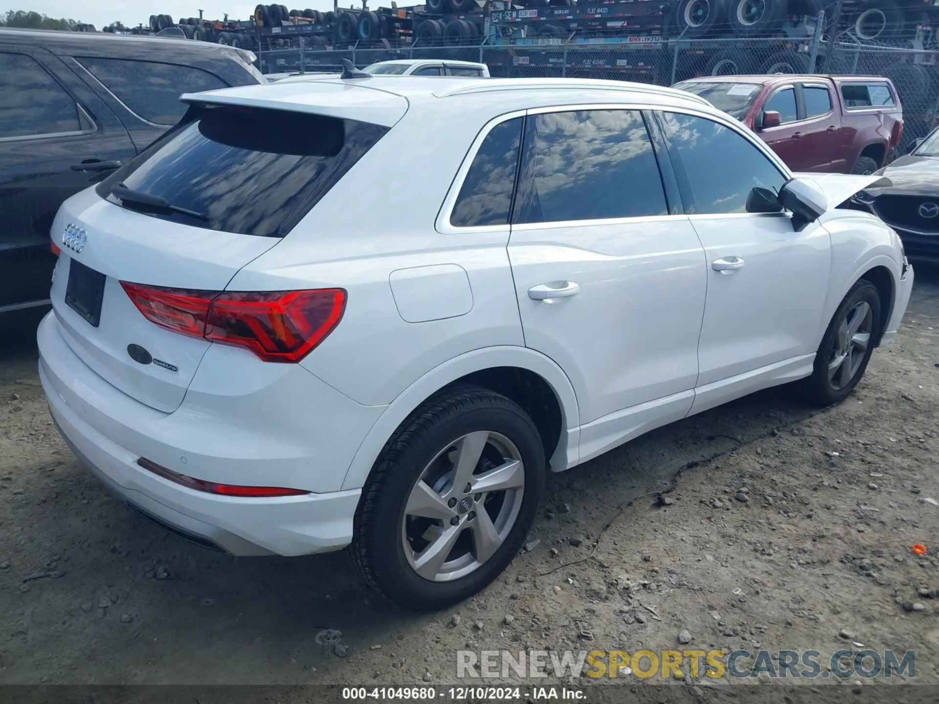 4 fotografías del automóvil dañado WA1BECF3XL1112844 AUDI Q3 2020