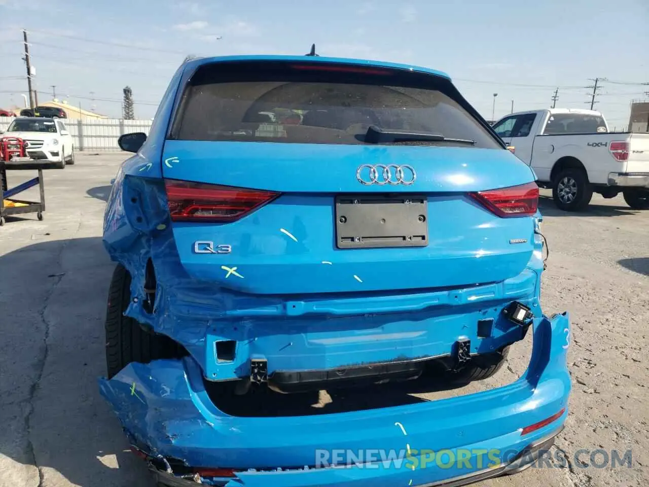 9 fotografías del automóvil dañado WA1DECF30L1121173 AUDI Q3 2020