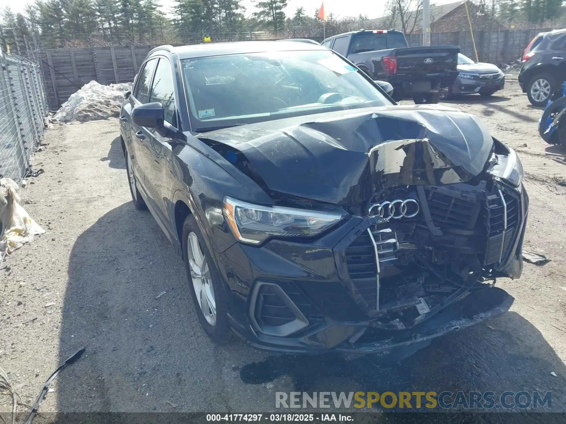 1 fotografías del automóvil dañado WA1DECF31L1030946 AUDI Q3 2020