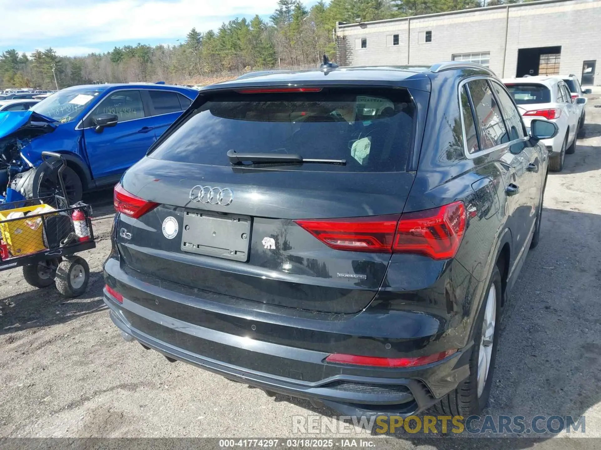 16 fotografías del automóvil dañado WA1DECF31L1030946 AUDI Q3 2020