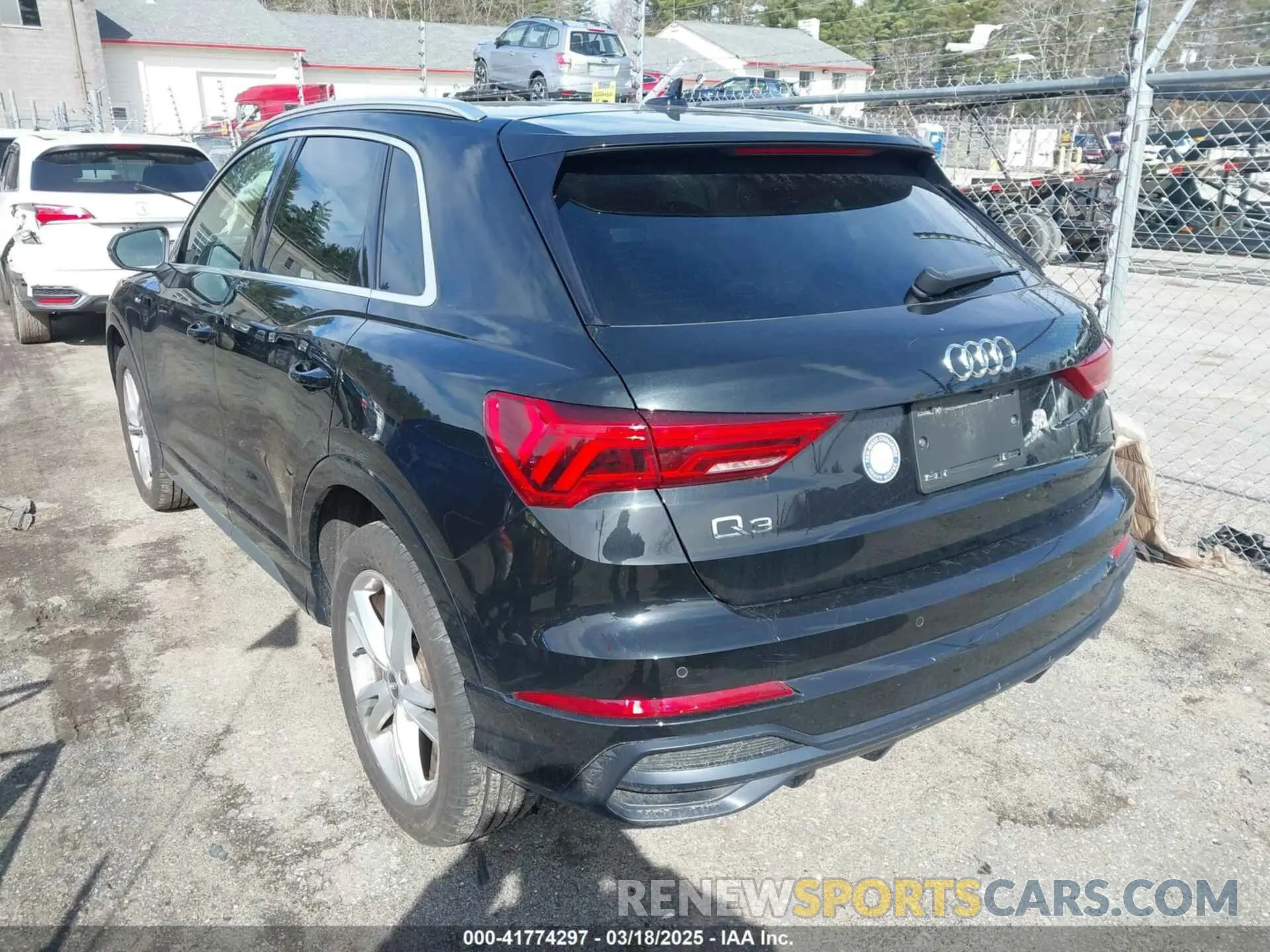 3 fotografías del automóvil dañado WA1DECF31L1030946 AUDI Q3 2020