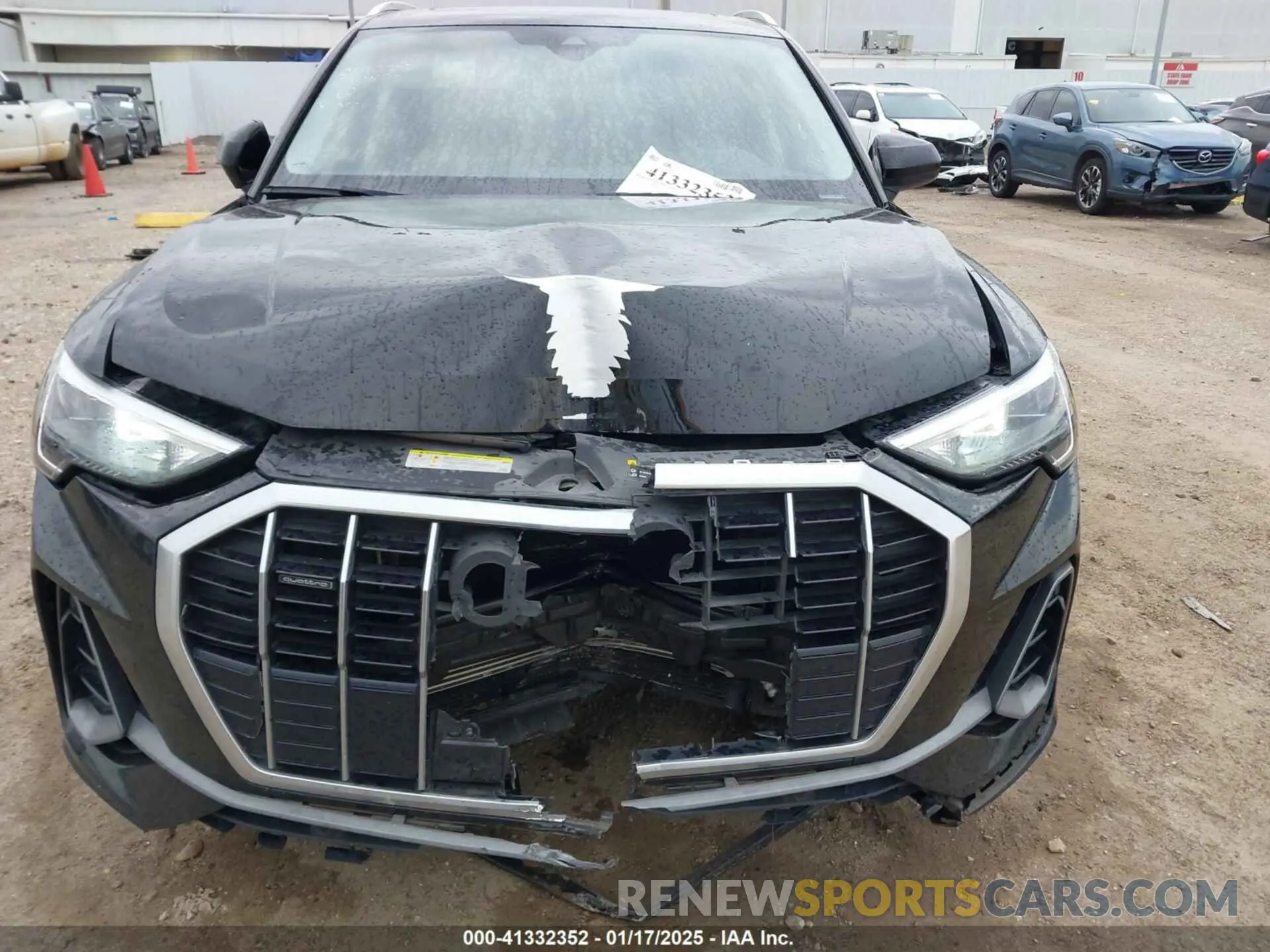 6 fotografías del automóvil dañado WA1DECF34L1088002 AUDI Q3 2020