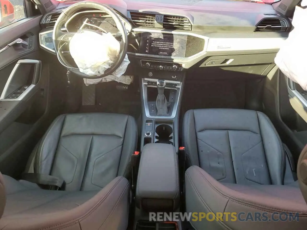 8 fotografías del automóvil dañado WA1DECF35L1012837 AUDI Q3 2020