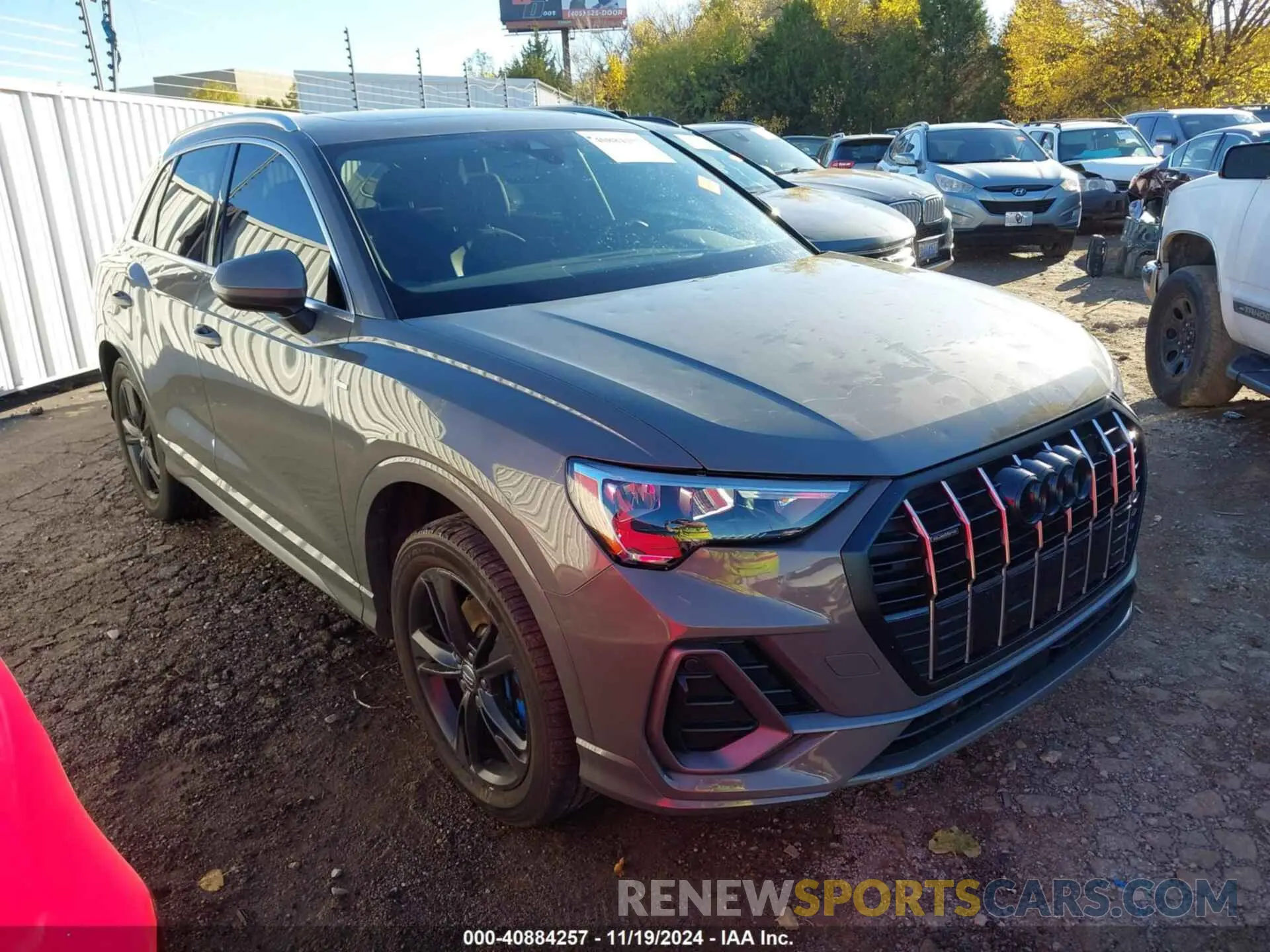 1 fotografías del automóvil dañado WA1DECF35L1067806 AUDI Q3 2020