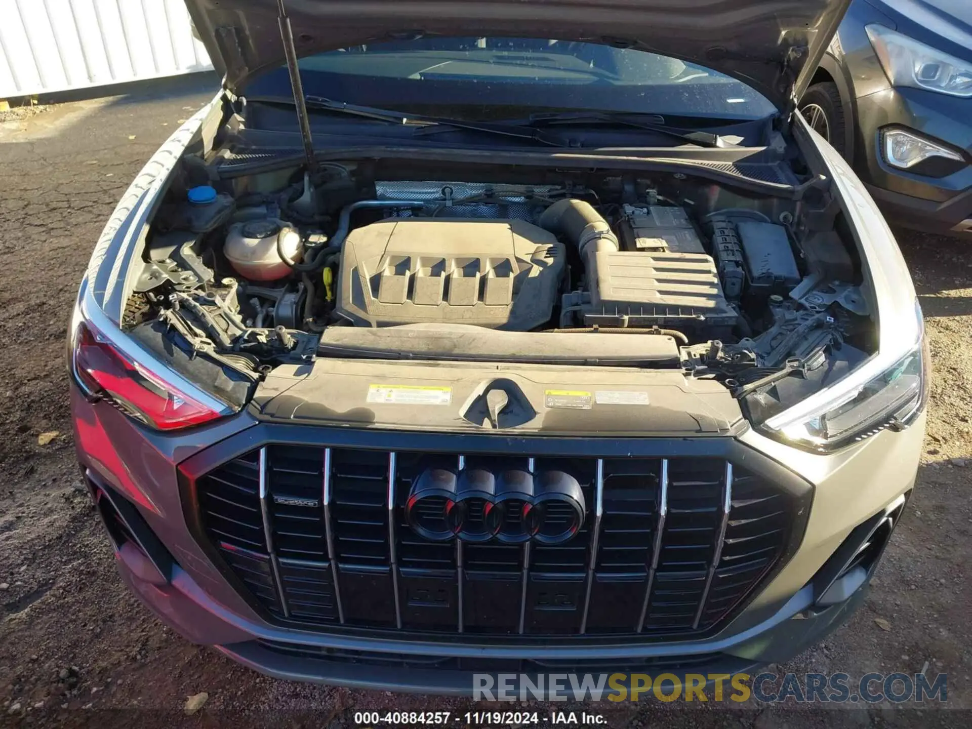 10 fotografías del automóvil dañado WA1DECF35L1067806 AUDI Q3 2020