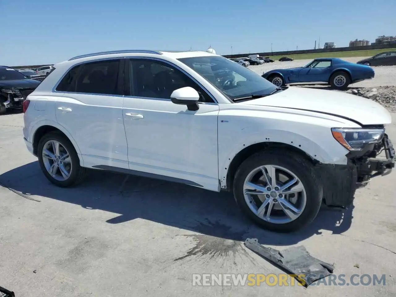 4 fotografías del automóvil dañado WA1DECF36L1016976 AUDI Q3 2020