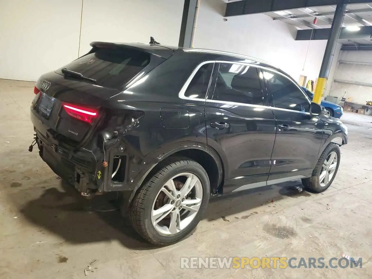 3 fotografías del automóvil dañado WA1DECF36L1124076 AUDI Q3 2020