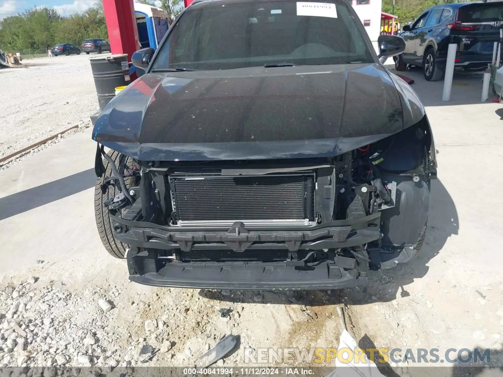 6 fotografías del automóvil dañado WA1DECF38L1023458 AUDI Q3 2020