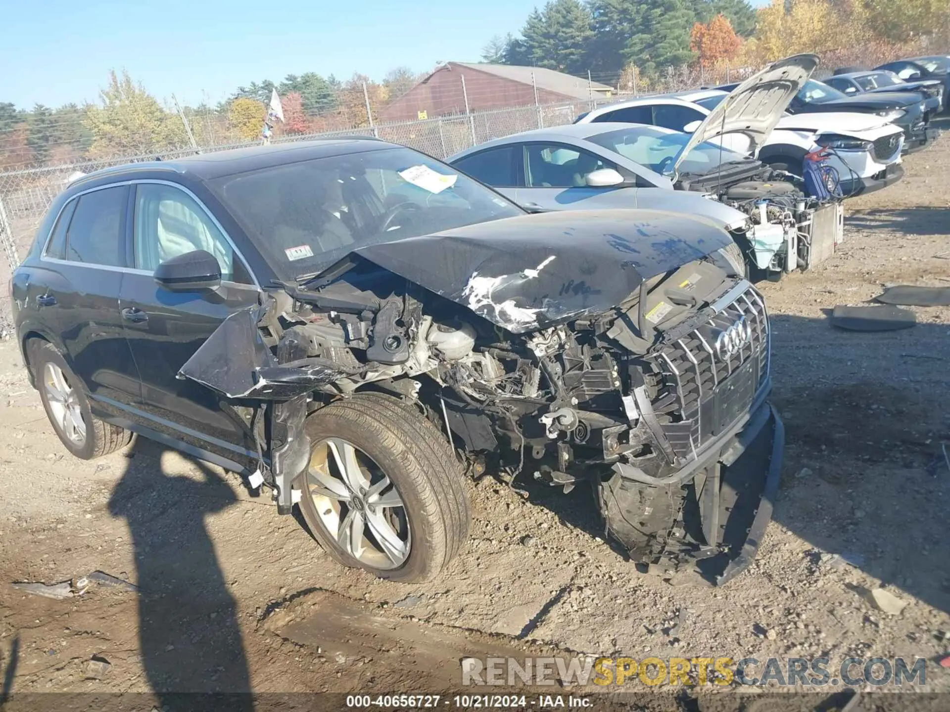 1 fotografías del automóvil dañado WA1DECF38L1042186 AUDI Q3 2020